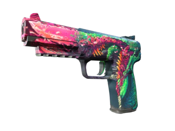 Five-SeveN | Hyper Beast (Well-Worn)