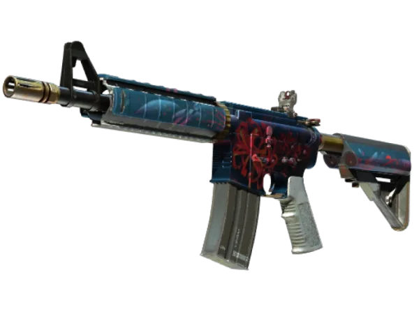 M4A4 | Spider Lily (Well-Worn)