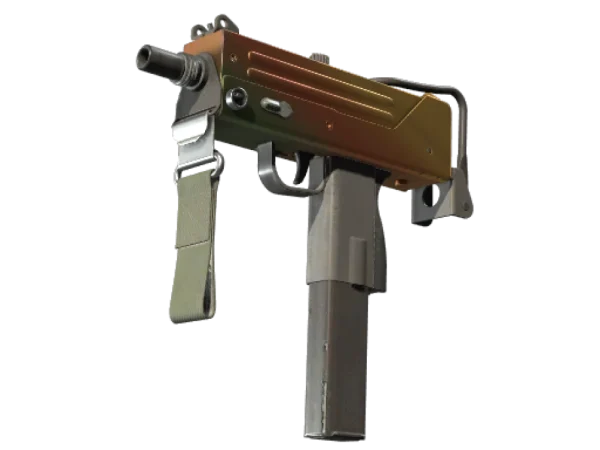 MAC-10 | Amber Fade (Well-Worn)