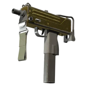 MAC-10 | Gold Brick (Battle-Scarred)