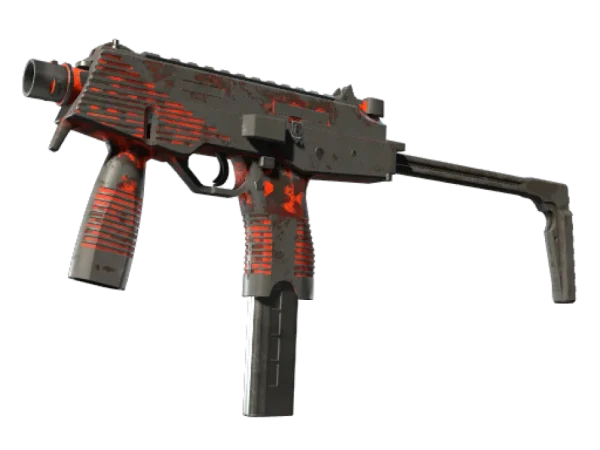 MP9 | Setting Sun (Battle-Scarred)