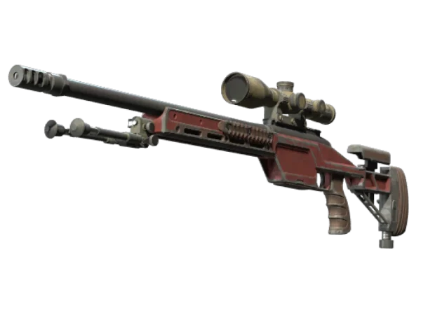SSG 08 | Red Stone (Battle-Scarred)