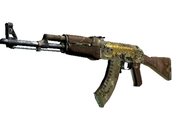 Souvenir AK-47 | Panthera onca (Well-Worn)