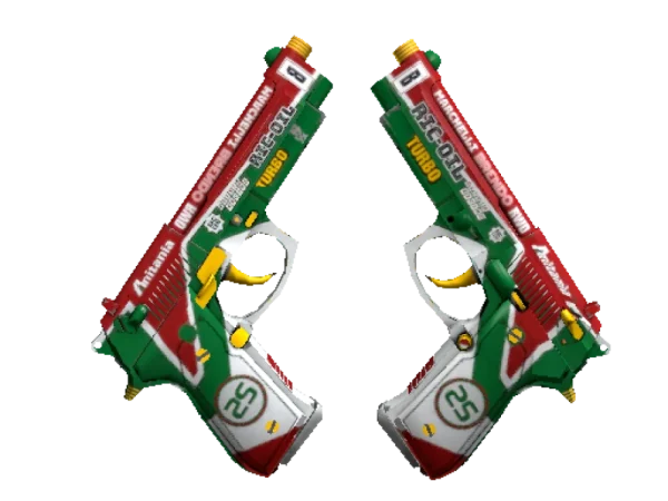 Souvenir Dual Berettas | Twin Turbo (Field-Tested)