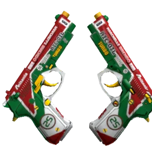 Souvenir Dual Berettas | Twin Turbo (Well-Worn)