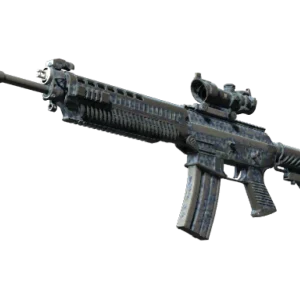 Souvenir SG 553 | Waves Perforated (Battle-Scarred)