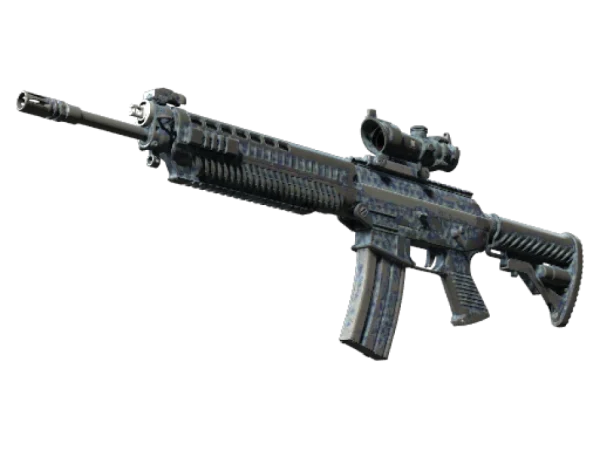 Souvenir SG 553 | Waves Perforated (Battle-Scarred)
