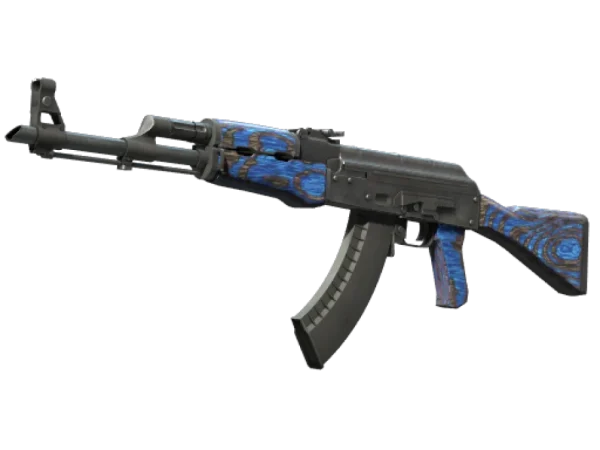StatTrak™ AK-47 | Blue Laminate (Well-Worn)