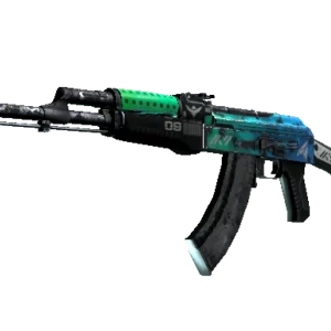 StatTrak™ AK-47 | Ice Coaled (Battle-Scarred)