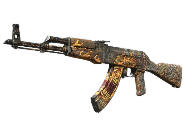StatTrak™ AK-47 | Searing Rage (Battle-Scarred)