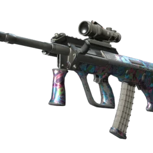 StatTrak™ AUG | Death by Puppy (Well-Worn)