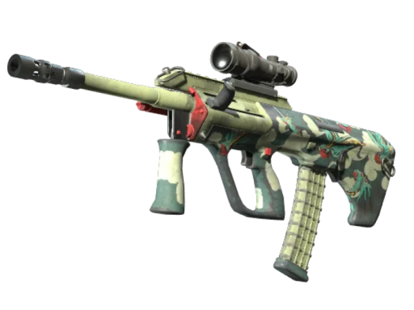 StatTrak™ AUG | Fleet Flock (Well-Worn)