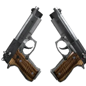 StatTrak™ Dual Berettas | Black Limba (Minimal Wear)