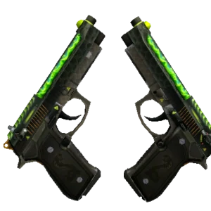 StatTrak™ Dual Berettas | Cobra Strike (Field-Tested)