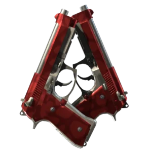 StatTrak™ Dual Berettas | Hemoglobin (Minimal Wear)