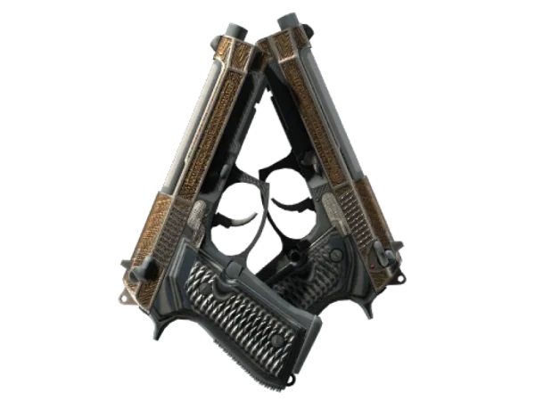 StatTrak™ Dual Berettas | Tread (Factory New)
