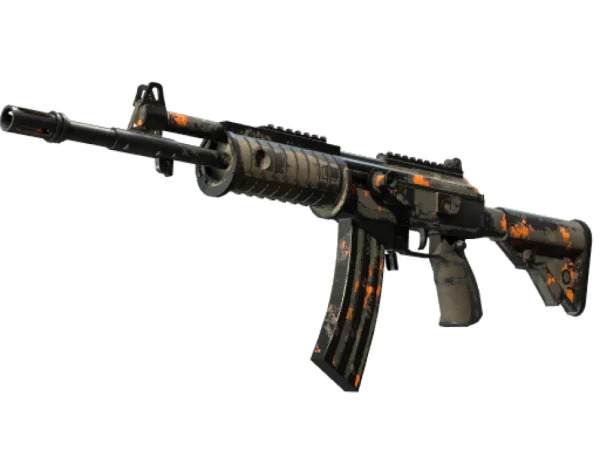 StatTrak™ Galil AR | Orange DDPAT (Battle-Scarred)
