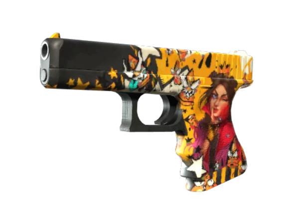 StatTrak™ Glock-18 | Bullet Queen (Minimal Wear)