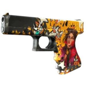 StatTrak™ Glock-18 | Bullet Queen (Well-Worn)
