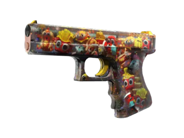 StatTrak™ Glock-18 | Snack Attack (Battle-Scarred)