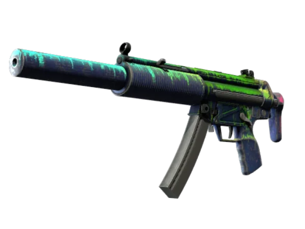 StatTrak™ MP5-SD | Phosphor (Battle-Scarred)