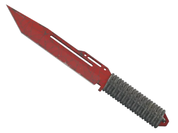 ★ Paracord Knife | Crimson Web (Well-Worn)