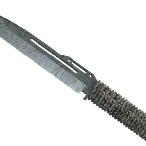 ★ Paracord Knife | Damascus Steel (Well-Worn)