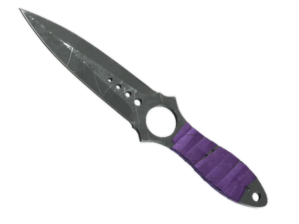 ★ Skeleton Knife | Ultraviolet (Battle-Scarred)