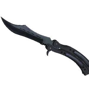 ★ StatTrak™ Butterfly Knife | Blue Steel (Field-Tested)