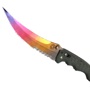 ★ StatTrak™ Flip Knife | Fade (Minimal Wear)