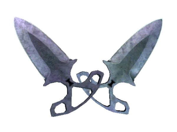 ★ StatTrak™ Shadow Daggers | Blue Steel (Battle-Scarred)