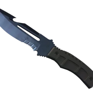 ★ StatTrak™ Survival Knife | Blue Steel (Battle-Scarred)