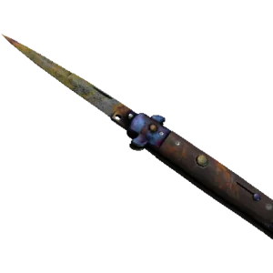 ★ Stiletto Knife | Case Hardened (Battle-Scarred)