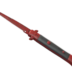 ★ Stiletto Knife | Crimson Web (Field-Tested)