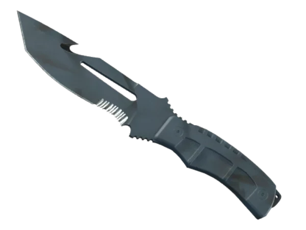 ★ Survival Knife | Night Stripe (Well-Worn)